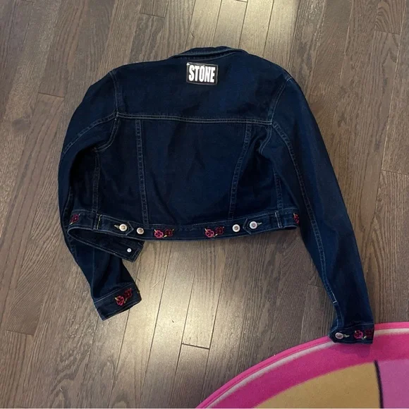 Embroidered Denim Jacket - Picture 3 of 4